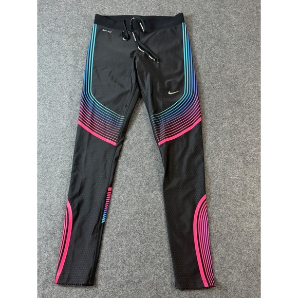 Nike Pants - Nike Running Tights Women Small Black Compression Power Speed Dri-FIT 719784-025